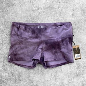 Worn once No Bull Project Purple Tie Dye 2” Shorts